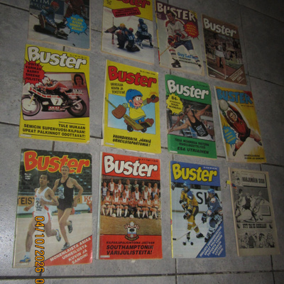 Otsikko: Buster-lehtiä ja muita sarjakuvia v 1981