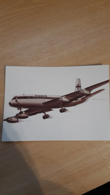Postikortti Finnair 1969   Douglas DC-8-62