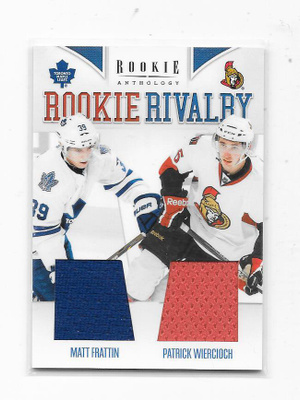 2012 Rookie Rivalry # Matt Frattin & Patrick Wiercioch paita