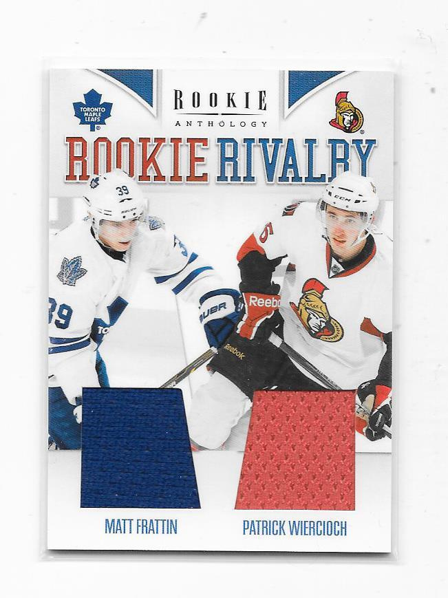 2012 Rookie Rivalry # Matt Frattin & Patrick Wiercioch paita