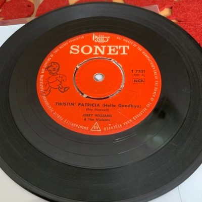 JERRY WILLIAMS & The Violents: Twistin’ Patricia * SWE 1963