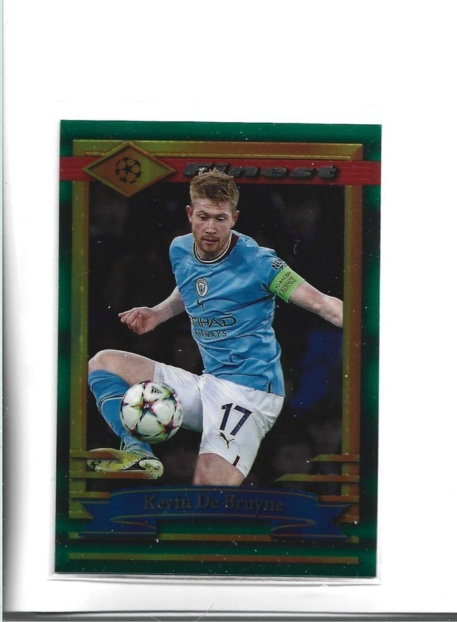KEVIN DE BRUYNE - MANCHESTER CITY - 2022 TOPPS FINEST #75