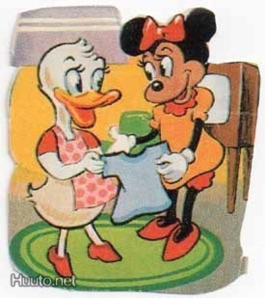MLP 1334 / DISNEY: Minni ja Iines ja nuttu. 1960-l.