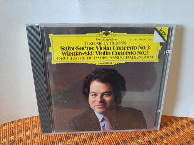 Saint-Saens/Wieniawski:Violin concertos-Perlman-BarenboimCD
