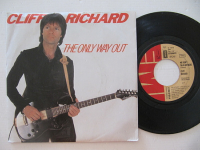 Cliff Richard The Only Way Out 7" sinkku