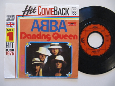ABBA Dancing Queen 7" sinkku Harvinainen