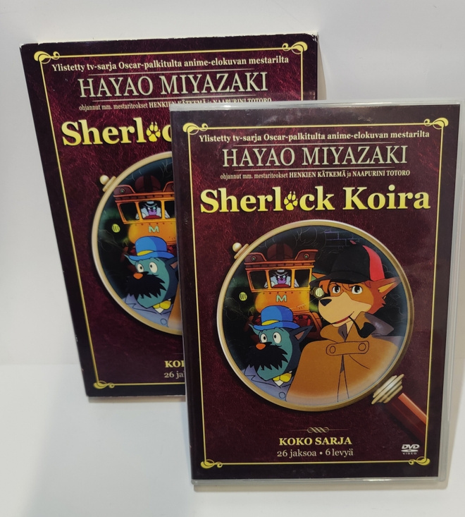 Hayao Miyazaki: SHERLOCK KOIRA (1984) ( 6 X dvd )