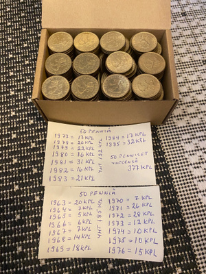 50 penniä 1963-1985