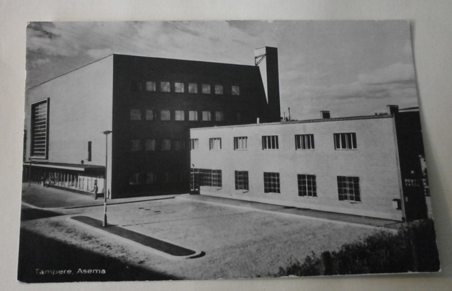 Tampere, Rautatieasema, vanha valokuvapk, ei p.