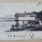 Helsinki, Kaisaniemi, Soutuklubin paviljonki, lapsia, kulk. - pikkukuva 1
