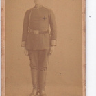 CDV Visiitti Valokuva Suomen Kaartilainen Pistin ym 1880-l - pikkukuva 1