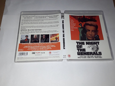 The Night of the Generals - UK Region B Blu-Ray (Eureka)