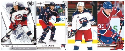 4 x PATRIK LAINE Canadiens, Blue Jackets