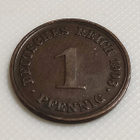 Saksa 1 Pfennig 1908D - pikkukuva 3