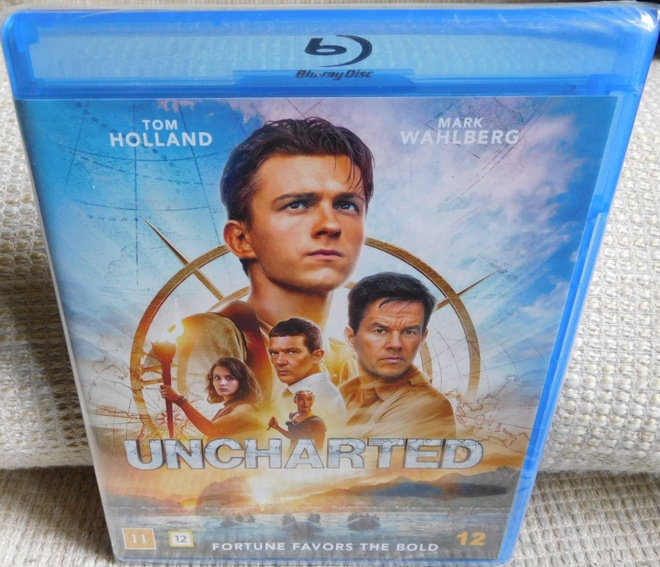 Uncharted (muoveissa) Blu-ray
