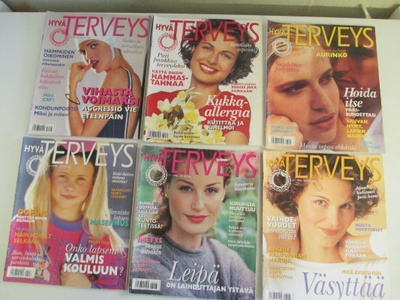 HYVÄ TERVEYS-lehtiä 1,00€ kpl