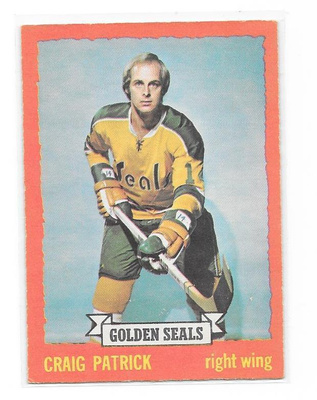1973-74 OPC #52 Craig Patrick California Golden Seals