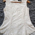 Valkoinen Vila Pitsitoppi / Toppi Peplum - koko S - pikkukuva 4