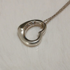 Tiffany & Co. Elsa Peretti Open Heart hopea sydän riipus - pikkukuva 2