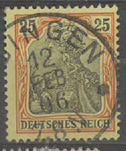 Saksa Mi 73 kaunis