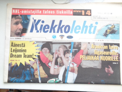 Kiekkolehti Nro 3/2003 (16.1)