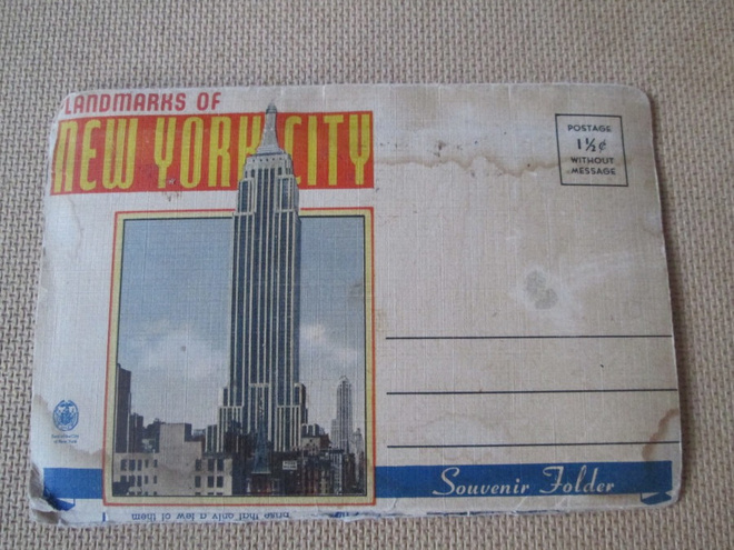 New York City vintage kuvavihko
