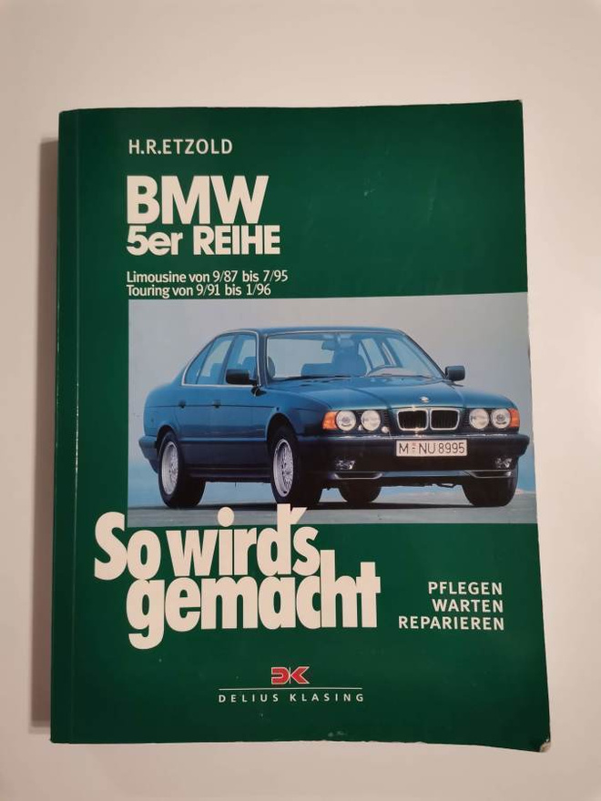 BMW 5-SARJA 1987-1995 - NÄIN SE TEHDÄÄN KIRJA!!