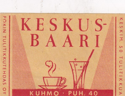 Kuhmo. Keskusbaari   8/15