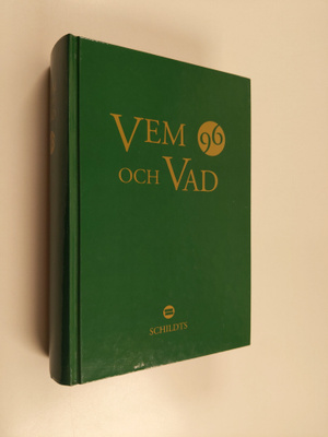 Vem och vad? : biografisk handbok 1996