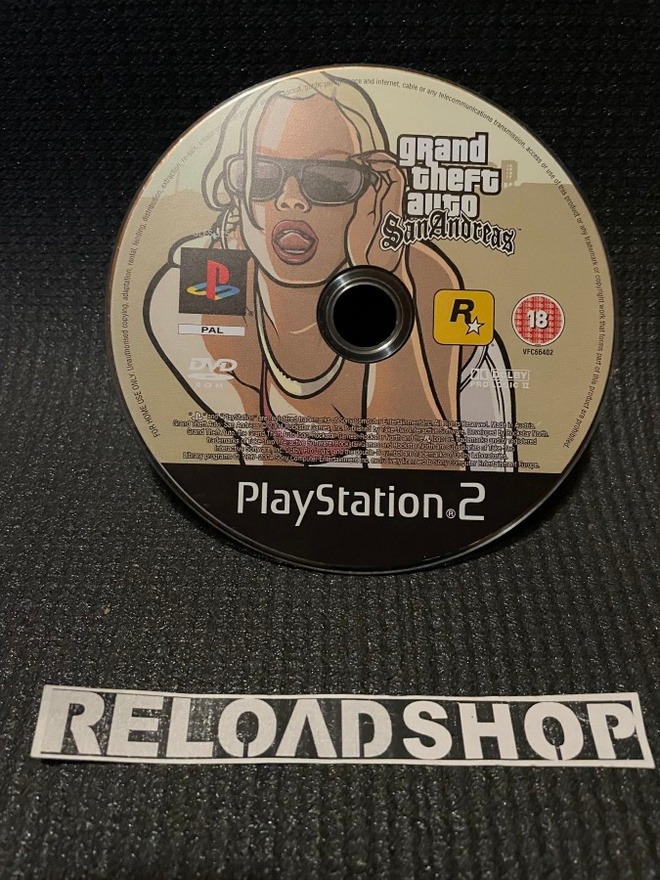 Grand Theft Auto San Andreas - DISC PS2