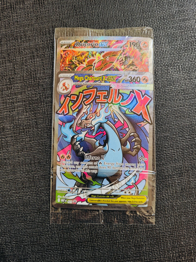 SEALED Mega Charizard X ex MEP23 & Oricorio ex MEP24 SIR