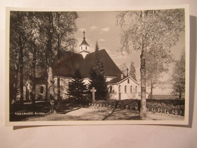 VANHA Postikortti Pieksämäki 1950-l Alkup.Mallikappale
