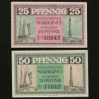 Saksa Notgeld 25, 50 Pfg, Norderney 1918 - pikkukuva 1