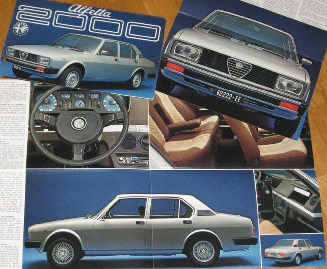 1977 Alfa Romeo Alfetta 2000 esite - KUIN UUSI