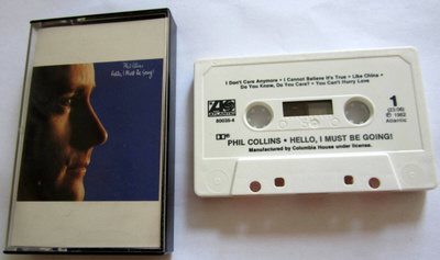 PHIL COLLINS Hello, I must be Going C-KASETTI