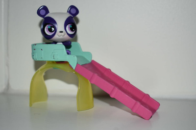 Littlest pet shop panda liukumäki LPS