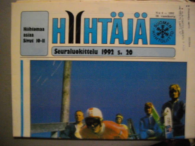 Hiihtäjä Nro 6/1992 (17.3)