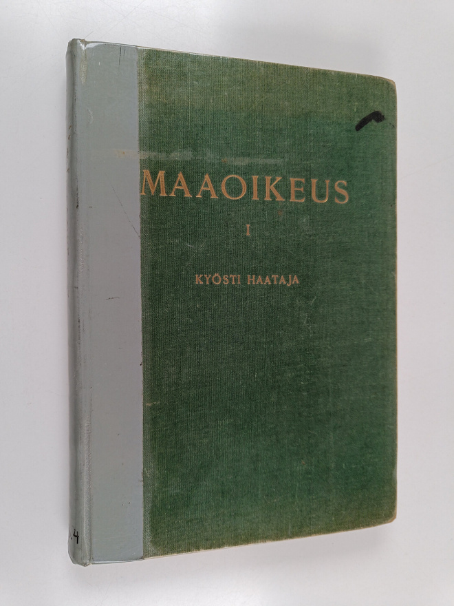 Kyösti Haataja : Maaoikeus 1