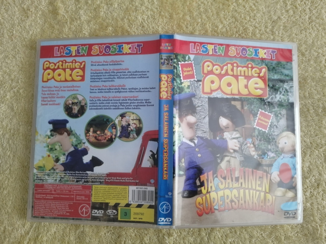 POSTIMIES PATE JA SALAINEN SUPERSANKARI DVD