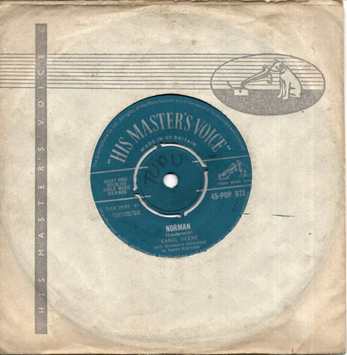 CAROL DEENE: Norman / On The Outside Looking In 7"
