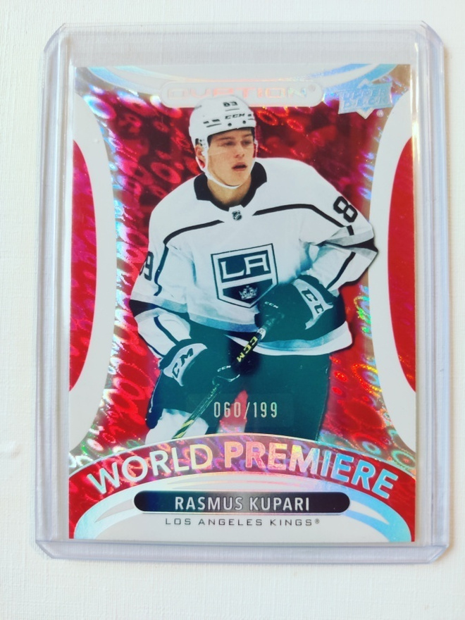 Rasmus Kupari - 21-22 UD Ovation World Premiere Red /199