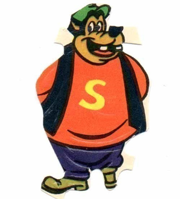 WANHA DISNEY / Musta Pekka puujalkaisena. 1960-l.
