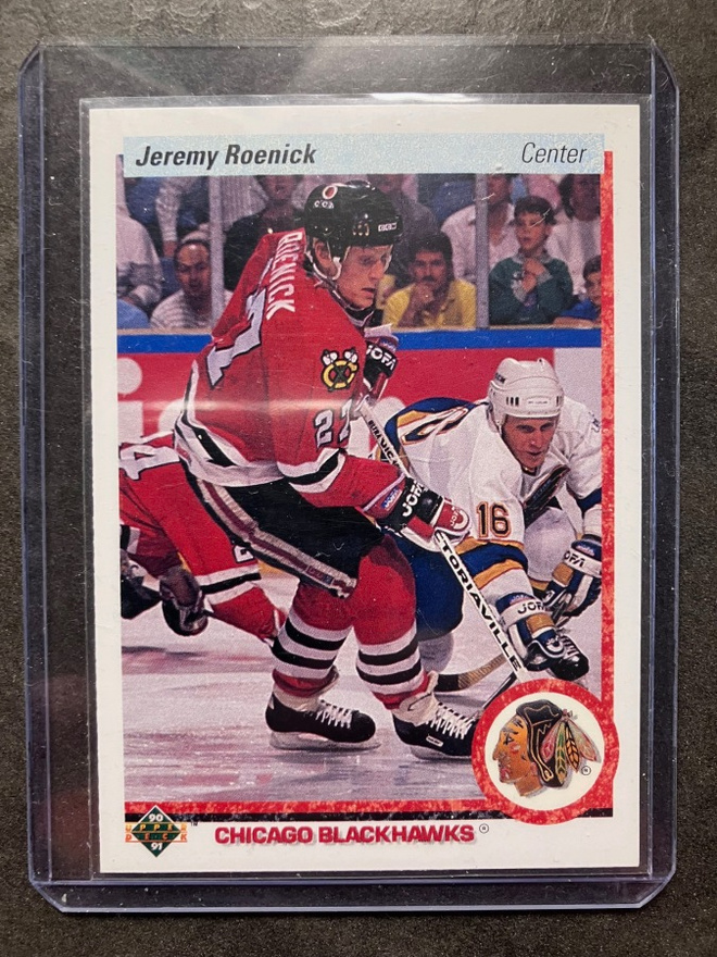1990-91 Upper Deck Jeremy Roenick RC Chicago Blackhawks
