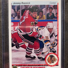 1990-91 Upper Deck Jeremy Roenick RC Chicago Blackhawks - pikkukuva 1