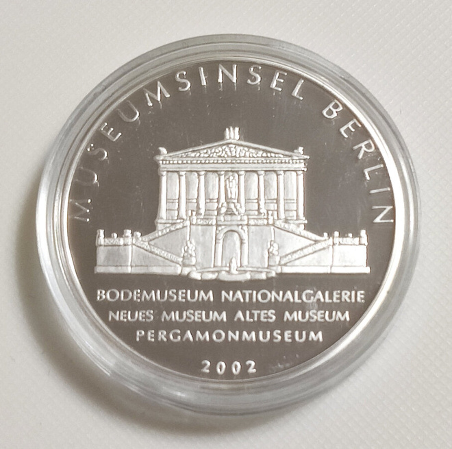 Saksa 2002 Berliinin Museosaari, hopeoitu muistomitali