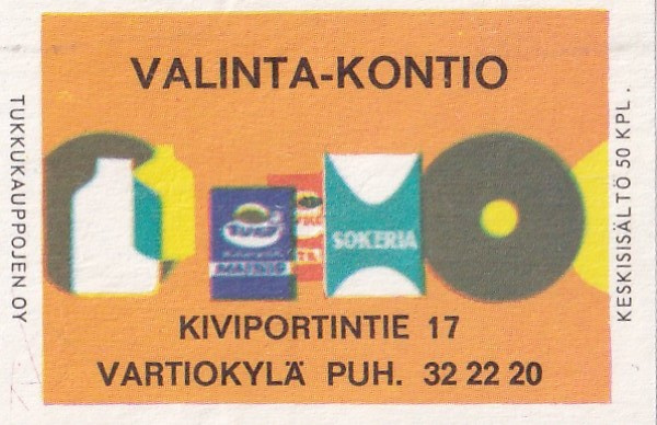 Vartiokylä. Valinta - Kontio    b433