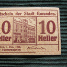 10 heller 1919.Gmunden. Itävalta-Austria. Hätäraha-Notgeld - pikkukuva 1