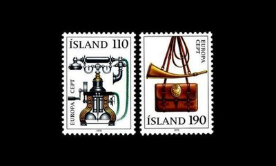 Islanti 539-40 ** Europa posti- ja telehistoria (1979)
