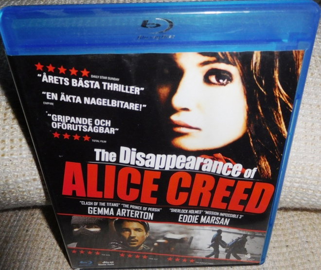 Disappearance Of Alice Creed Blu-ray