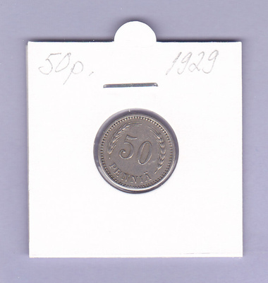 50 p v.1929 KM#26
